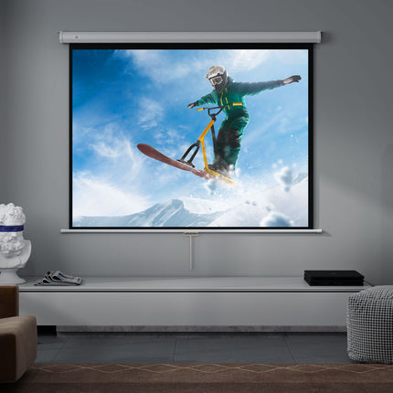 Ecran proiector 4:3 de 84"", 4K HD, montare pe perete/tavan