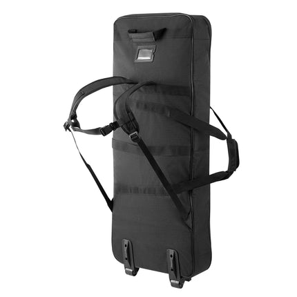 88-Key Rolling Keyboard Case, Padded, 3 Pockets, Wheels