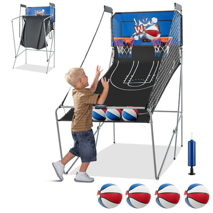 Joc arcade electronic de baschet pliabil 8 în 1