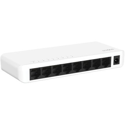 8-port Gigabit switch White