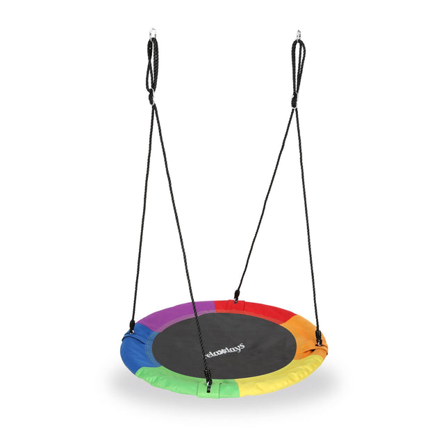 Balansoar rotund de 90 cm – Căptușit cu spumă, Distracție în grădină