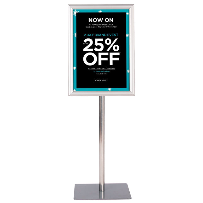 Suport poster A3 independent – ​​rotativ, 78,5–123 cm