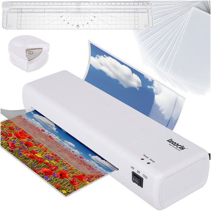 A4 Laminator 4-in-1 Set with Trimmer & 60 Pouches