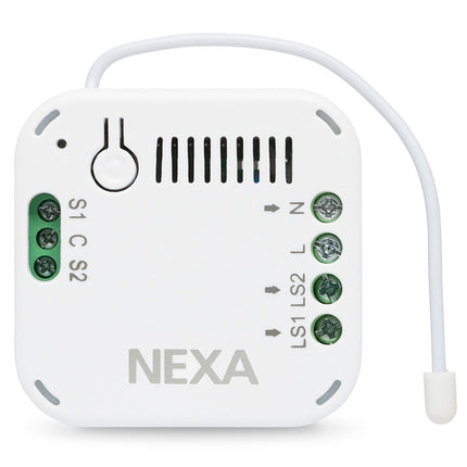 AN-196 Built-in socket. On/off 2 channels Z-wave