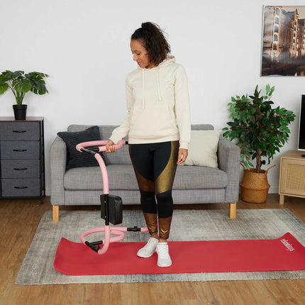 Roll de exerciții abdominale acasă
