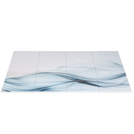 Acoustic Wall Panels 8-Pack, Self-Adhesive Polyester