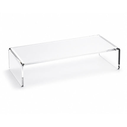 Suport monitor acrilic – transparent, 35 x 20 x 10 cm