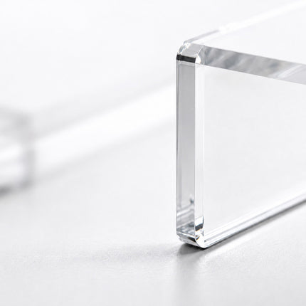 Suport monitor acrilic – transparent, 35 x 20 x 10 cm