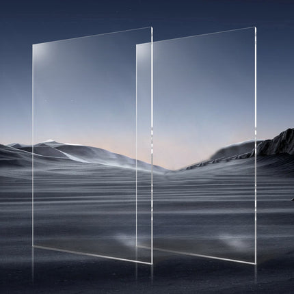 Acrylic Sheets, Clear, 24 x 48 in, 1/8 in, 2-Pack