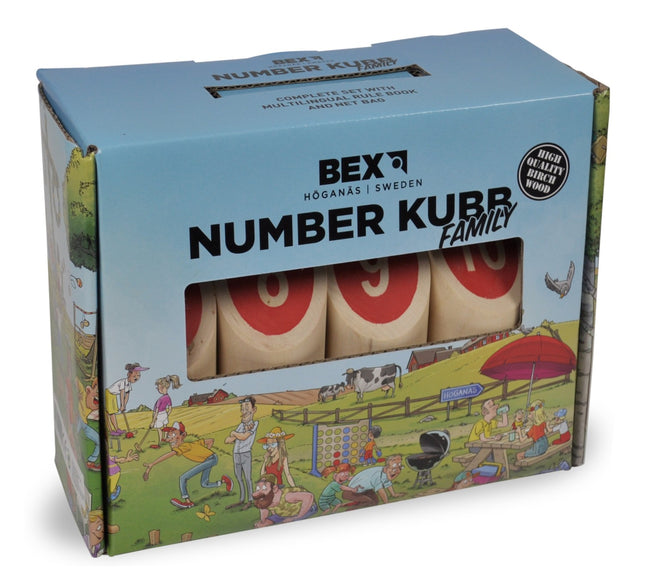 Joc de activitate Kubb cu numere