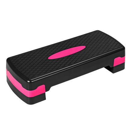 Stepper aerobic reglabil, 2 înălțimi, antiderapant, negru