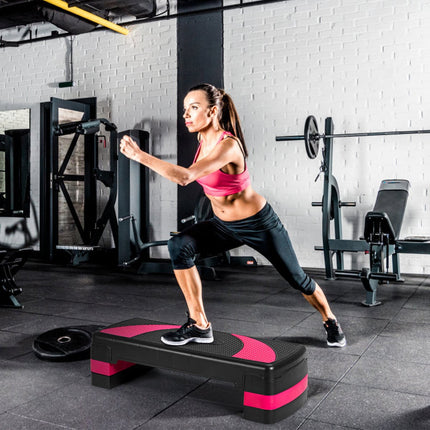 Stepper aerobic reglabil, 3 înălțimi, capacitate 250 kg