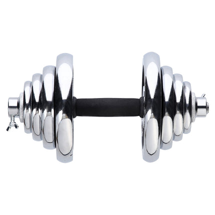 Adjustable Chrome Dumbbells with Case, 55kg