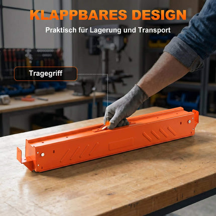 Capre de ferăstrău pliabile reglabile, metalice, capacitate 250 kg, set de 2