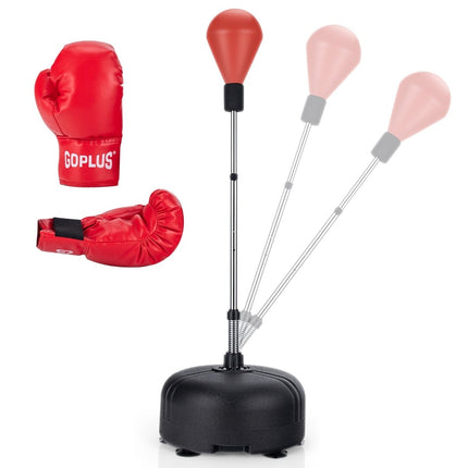 Set de mingi de box reglabile și independente cu mănuși