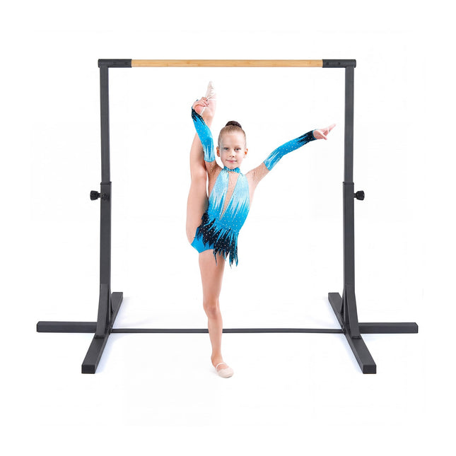 Bară de gimnastică reglabilă pentru copii, 85-145 cm, capacitate 65 kg