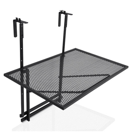 Raft de fier suspendat reglabil - 5 înălțimi, 60,5 x 48 cm, negru