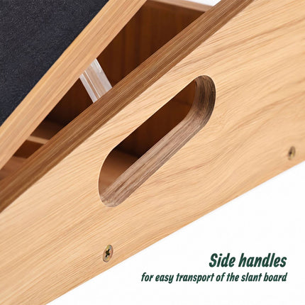 Adjustable Incline Board for Calf Stretching, 5 Angles, 150 kg Max Load