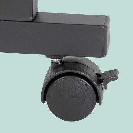 Birou reglabil pentru laptop – reglabil pe înălțime, blat rabatabil