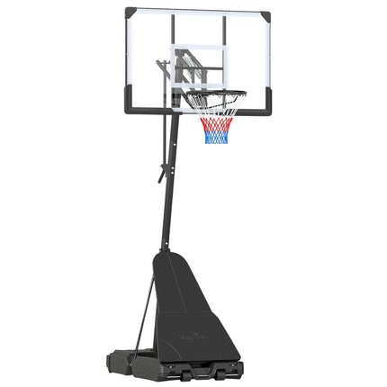 Adjustable Outdoor Basketball Hoop with Shatterproof Backboard