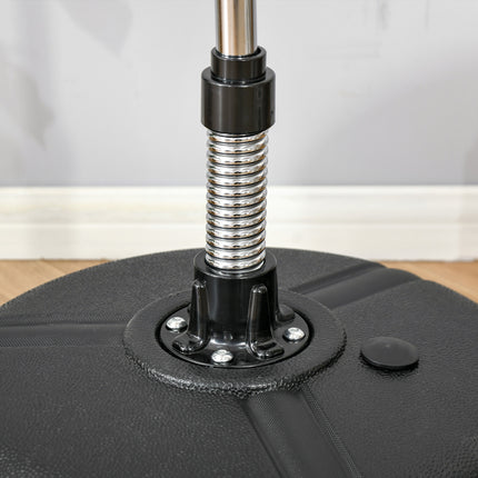 Set mingi de box reglabile cu mănuși – Negre, 133-151 cm