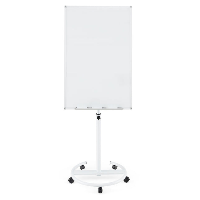 Tablă albă rulantă reglabilă cu magneți și markere