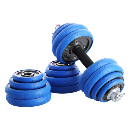 Haltere cauciucate reglabile 30 kg
