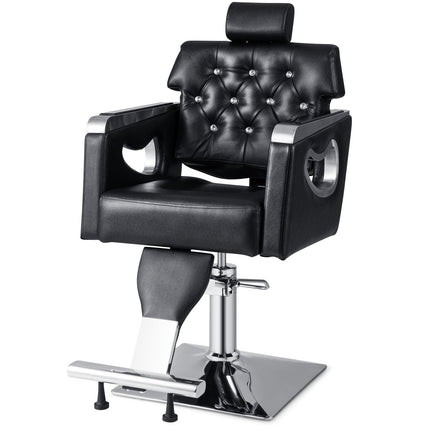Scaun de salon reglabil cu spătar și tetieră rabatabile