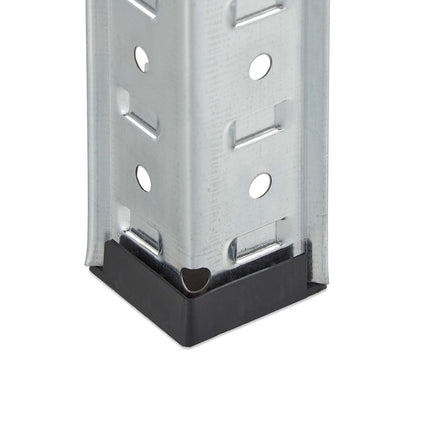 Adjustable Steel Storage Rack with 5 Tiers, 875 kg Max Load, Silver