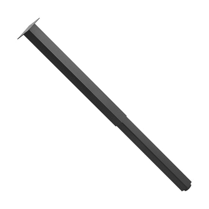 Adjustable Table Legs, 24-40 In Steel, 4-Pack, Black