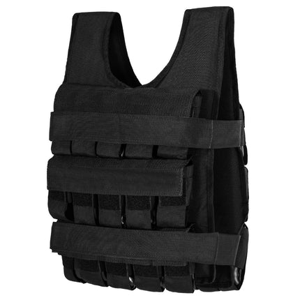 Vestă reglabilă cu greutăți, 0–30 kg, 30 de greutăți detașabile