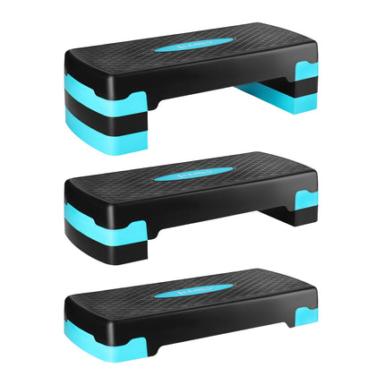 Platformă Aerobic Step, Black-Mint, Înălțime reglabilă