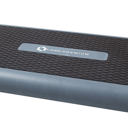 Platformă de trepte aerobică, negru/portocaliu, suprafață anti-alunecare