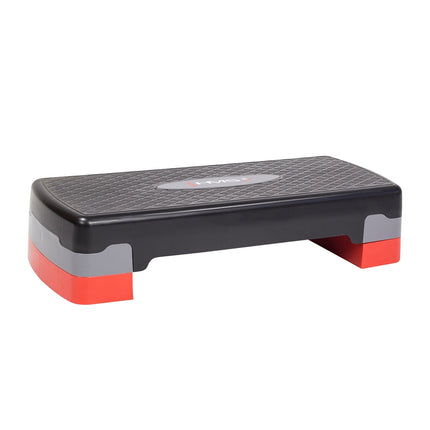 Platformă Aerobic Step, Negru/Roșu, Înălțime reglabilă