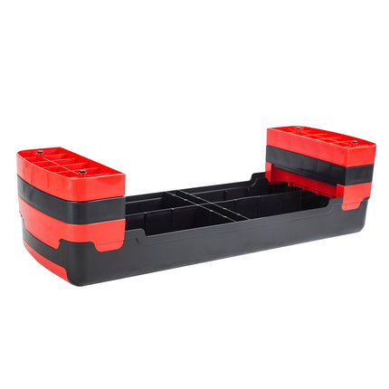 Platformă Aerobic Step, Negru-Roșu, Înălțime reglabilă