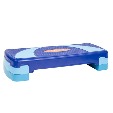 Platformă Aerobic Step, Albastru, Înălțime reglabilă