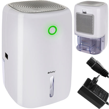 Dezumidificator de aer, compact și silențios, rezervor de 800 ml