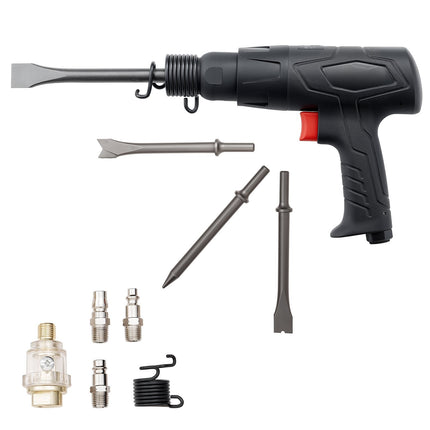 Air Hammer, 2500–2700 BPM, 70mm Stroke, 4 Chisels