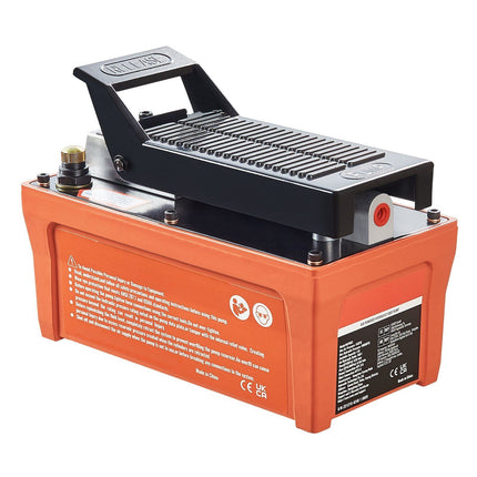 Air Hydraulic Pump, Foot Pedal, 10,000 PSI, 2m Hose