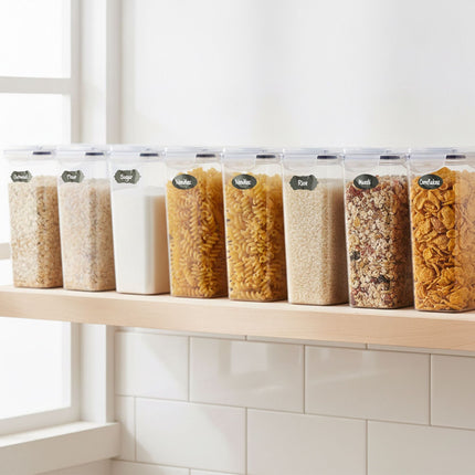 Airtight Food Storage Containers, 3.7L, 6-Pack