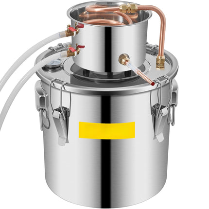 Alcohol Still Distillery Kit 8 Gal, Water Pump, Thermometer