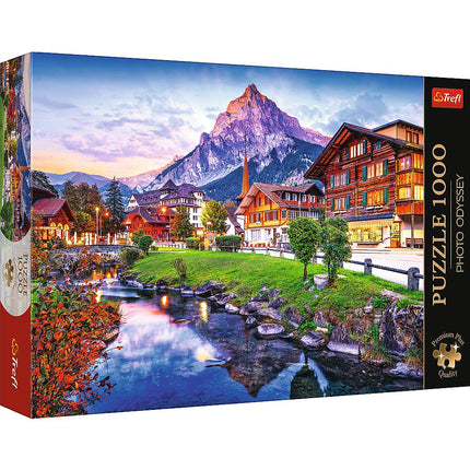 Puzzle Premium Plus de 1000 de piese Alpine Village pentru adulți