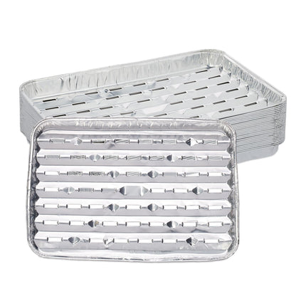 Tăvi de grătar din aluminiu, set de 25