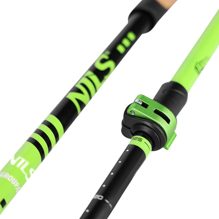 Bețe din aluminiu Nordic Walking, lungime reglabilă