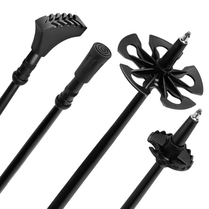 Bețe din aluminiu Nordic Walking, lungime reglabilă