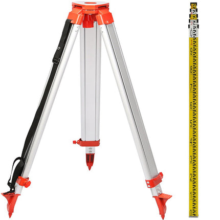 Aluminum Tripod 1.65 m, 5 m 5-Section Laser Staff