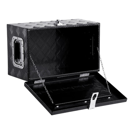 Aluminum Truck Bed Tool Box, Locking, 20 x 12 x 9.5 in