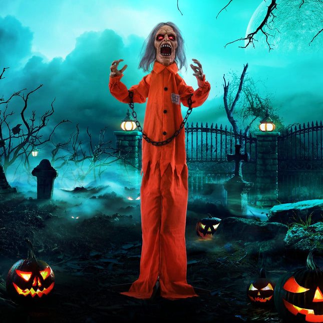 Decorare animată de Halloween cu efecte de sunet și lumină