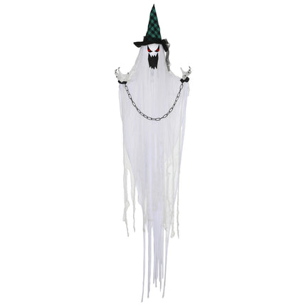Dispozitiv animat de Halloween - Fantoma tremurând cu ochi roșii