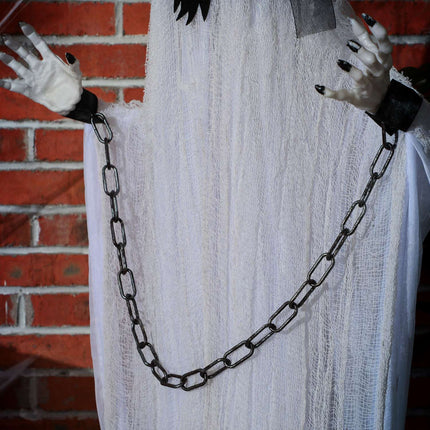 Dispozitiv animat de Halloween - Fantoma tremurând cu ochi roșii